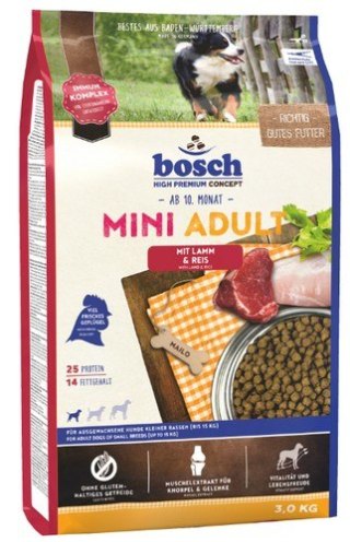 Bosch Bosch Mini Adult Lamm & Reis - Jagnięcina i ryż 3kg