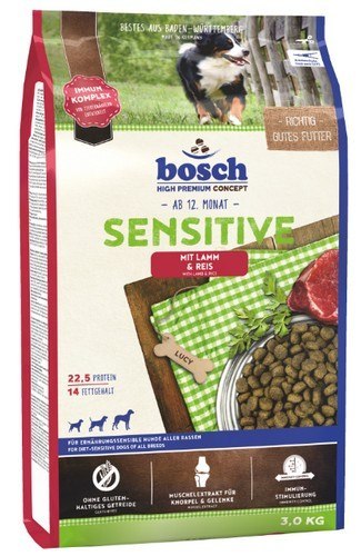 Bosch Bosch Sensitive Adult Lamb & Rice 3kg