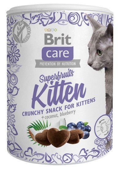 Brit Brit Care Cat Snack Superfruits Kitten 100g