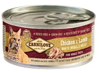 Carnilove Carnilove Cat Chicken & Lamb - kurczak i jagnięcina puszka 100g