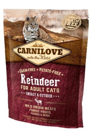 Carnilove Carnilove Cat Reindeer Energy & Outdoor - renifer 400g