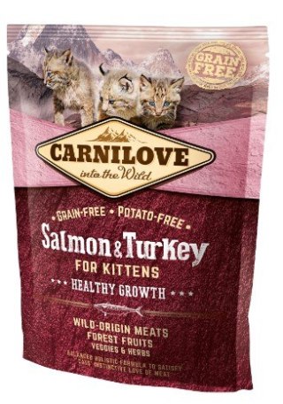 Carnilove Carnilove Cat Salmon & Turkey for Kittens - łosoś i indyk 400g