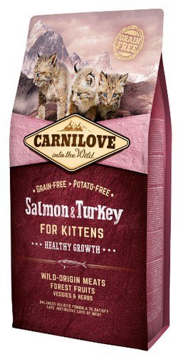 Carnilove Carnilove Cat Salmon & Turkey for Kittens - łosoś i indyk 6kg