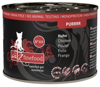 Catz Finefood Catz Finefood Purrrr N.103 Drób puszka 200g