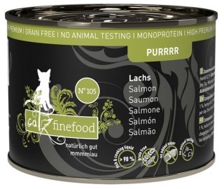 Catz Finefood Catz Finefood Purrrr N.105 Łosoś puszka 190g