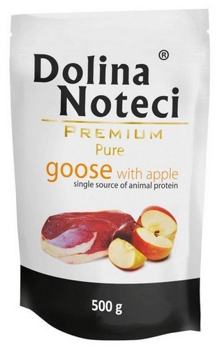 Dolina Noteci Dolina Noteci Premium Pies Pure Gęś i jabłko saszetka 500g