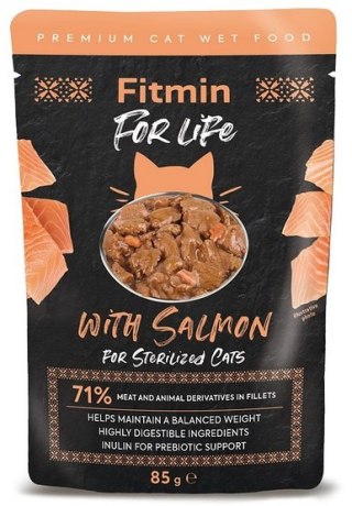 Fitmin Fitmin Cat For Life Adult Sterilised Salmon saszetka 85g