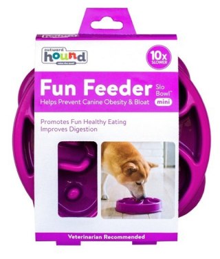 Outward Hound Outward Hound Fun Feeder Mini Miska spowalniająca fioletowa [51005]