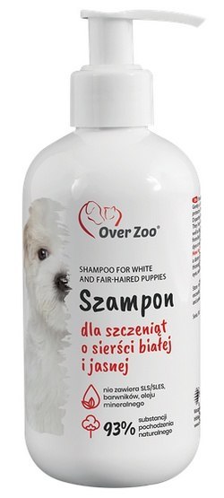 Over Zoo Over Zoo Szampon dla szczeniąt o jasnej/białej sierści 250ml